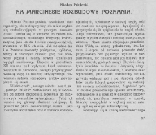 Na marginesie rozbudowy Poznania