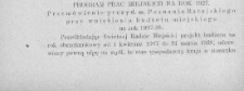 Program prac miejskich na rok 1927 : przemówienie prezydenta m. Poznania Ratajskiego przy wniesieniu budżetu miejskiego na rok 1927-1928