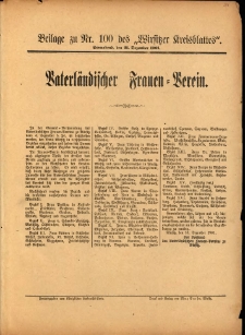 Beilage zu Nr.100 des „Wirsitzer Kreisblattes” 1901.12.21