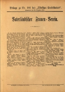 Beilage zu Nr.101 des „Wirsitzer Kreisblattes" 1901.12.28