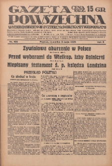 Gazeta Powszechna: wychodzi codziennie z czterema dodatkami tygodniowemi 1929.05.02 R.10 Nr102