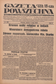 Gazeta Powszechna: wychodzi codziennie z czterema dodatkami tygodniowemi 1929.05.07 R.10 Nr105