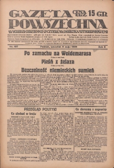 Gazeta Powszechna: wychodzi codziennie z czterema dodatkami tygodniowemi 1929.05.09 R.10 Nr107