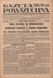 Gazeta Powszechna: wychodzi codziennie z czterema dodatkami tygodniowemi 1929.05.11 R.10 Nr108