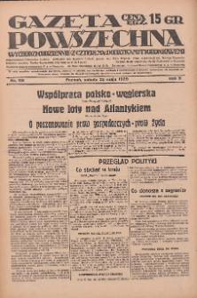 Gazeta Powszechna: wychodzi codziennie z czterema dodatkami tygodniowemi 1929.05.25 R.10 Nr119