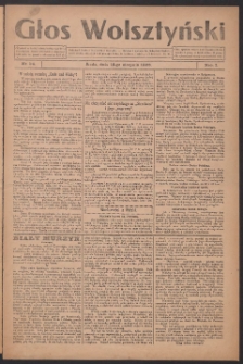 Głos Wolsztyński 1926.08.18 R.1 Nr14