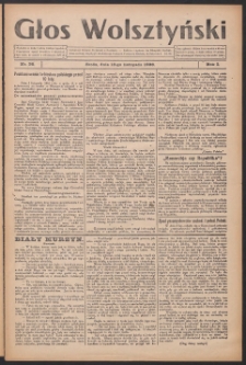 Głos Wolsztyński 1926.11.10 R.1 Nr38