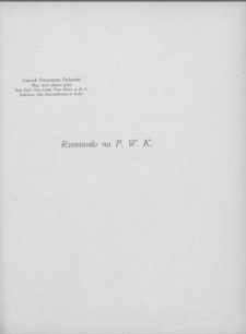 Rzemiosło na P.W.K.