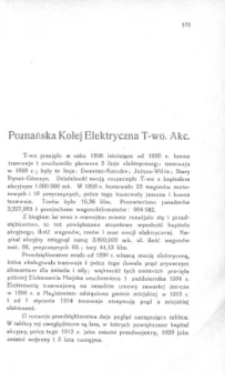 Poznańska Kolej Elektryczna T-wo. Akc.