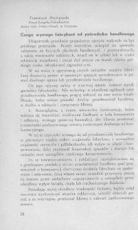 Czego wymaga fabrykant od pośrednika handlowego?