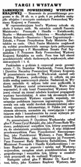 Powszechna Wystawa Krajowa w 1929 r. w Poznaniu