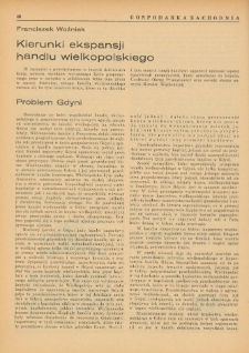 Kierunki ekspansji handlu wielkopolskiego
