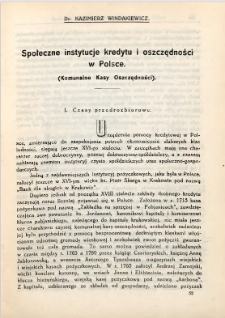 Społeczne instytucje kredytu i oszczędności w Polsce (KKO)