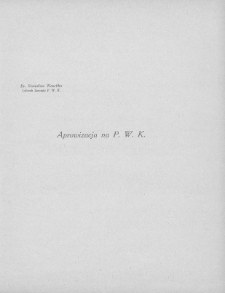 Aprowizacja na P.W.K.