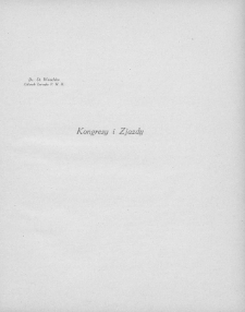 Kongresy i zjazdy