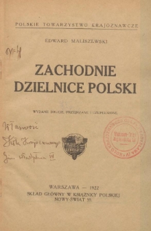 Zachodnie dzielnice Polski