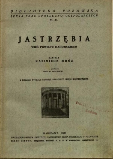 Jastrzębia : wieś powiatu radomskiego