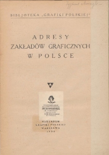 Adresy zakładów graficznych w Polsce