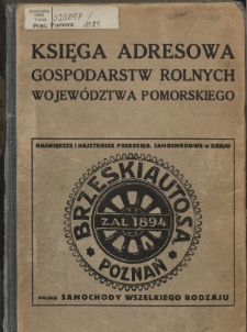 Księga adresowa gospodarstw rolnych ponad 50 hektarów województwa pomorskiego