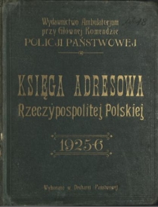 Księga Adresowa Rzeczypospolitej Polskiej 1925/26