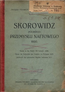 Skorowidz polskiego przemysłu naftowego 1920