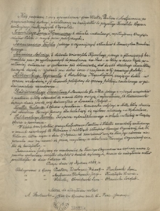 [Lista kandydatów Inc.:] "Niżej podpisani z mocy upoważnienia gmin Villette, Panteon i Montparnasse ..."