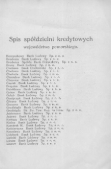 Spis spółdzielni kredytowych województwa pomorskiego
