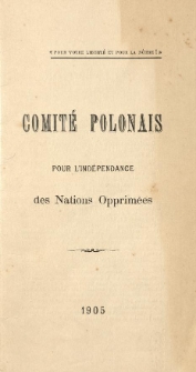 Comité Polonais pour L'Indépendance des Nations Opprimées