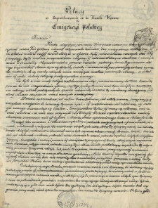 Polacy w Departamencie de la Haute-Vienne do Emigracyi Polskiey : Bracia! [Inc.: Kiedy ulegająca przemocy Ojczyzna nasza po dziesięciomiesięczn&eacute;j walce pod grobowy niewoli zstępowała kamień, łzy pożegnania kt&oacute;reśmy jej za ostatni miłości naszej dawno złożyli w ofierze...] : [Limoges, 24 sierpnia 1835 r.].