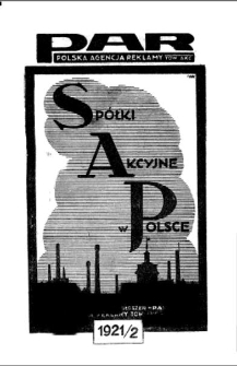 Spółki Akcyjne w Polsce 1921/22