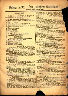 Beilage zu Nr.3 des „Wirsitzer Kreisblattes” 1902.01.08