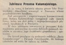 Jubileusz Prezesa Kałamajskiego