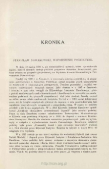 Stanisław Nowakowski, wspomnienie pośmiertne