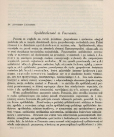 Spółdzielczość w Poznaniu