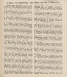 Polskie mleczarstwo spółdzielcze na Zachodzie