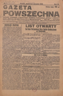 Gazeta Powszechna 1928.01.01 R.9 Nr1