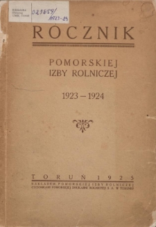 Rocznik Pomorskiej Izby Rolniczej
