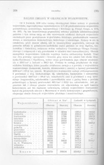 Dalsze zmiany w granicach województw