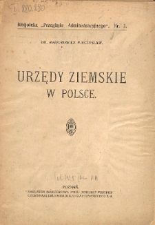 Urzędy ziemskie w Polsce