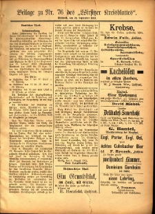Beilage zu Nr.76 des „Wirsitzer Kreisblattes” 1902.09.24