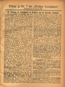 Beilage zu Nr.7 des „Wirsitzer Kreisblattes” 1903.01.24