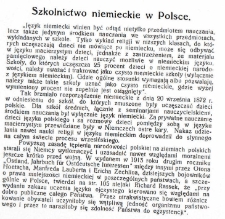 Szkolnictwo niemieckie w Polsce