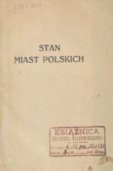 Katalog wystawy Związku Miast Polskich na Międzynarodowym Targu w Poznaniu, 1925