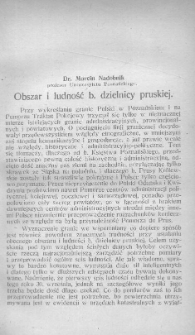Obszar i ludność b. Dzielnicy Pruskiej