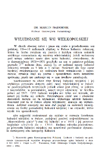 Wyludnianie się wsi wielkopolskiej