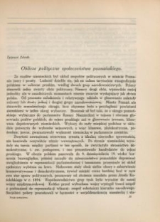 Oblicze polityczne polskiego społeczeństwa