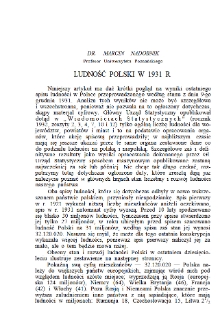 Ludność Polski w 1931 r.