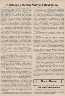 Z Walnego Zebrania Związku Fabrykantów w dniu 30.04.1937 r.