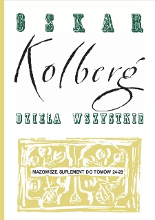 Mazowsze. Suplement do tom&oacute;w 24-28