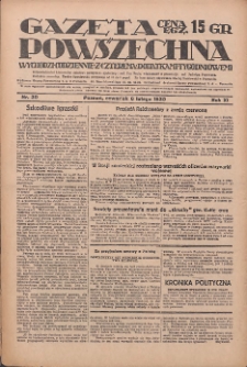Gazeta Powszechna 1930.02.06 R.11 Nr30